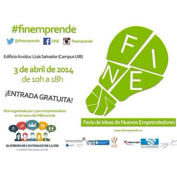 RusticVibe's tweet image. Os esperamos a todos en #Finemprende :)