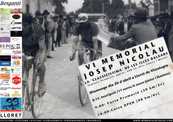 El cartell oficial del VI @memorialnicolau. Ens ajudau a compartiu amb un RT? Vaaaa! ;)
