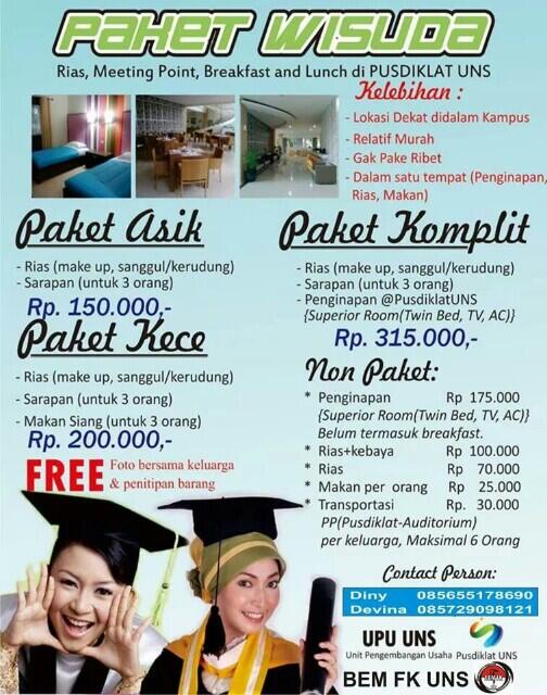 DevinaPratiwi's tweet photo. monggo kakak2 yg mau wisuda Juni. Ada promo murah berkualitas nih dari kami! Ayo pesan sekarang! @psi08 @sextavirtus http://t.co/HJM2U8w6x8