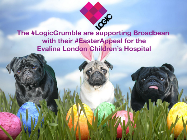 Logic_Loves's tweet photo. #Logic and the #LogicGrumble are supporting @BroadbeanEMEA with their #EasterAppeal @ClairBush #LoveLogic #Broadbean http://t.co/775uVufJog