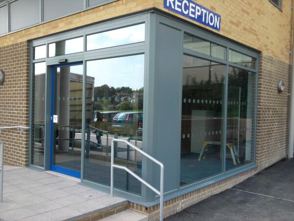 Longhill School Aluminium installation, for a competitive quotation please get in touch.