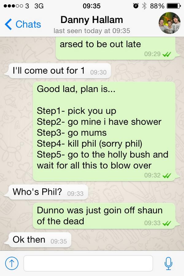 callumD795's tweet photo. @simonpegg i think @hallam1994 needs educating #shaunofthedead http://t.co/yEb786zNTH