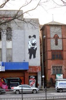 How did Banksy get up there in Brighton .....???
