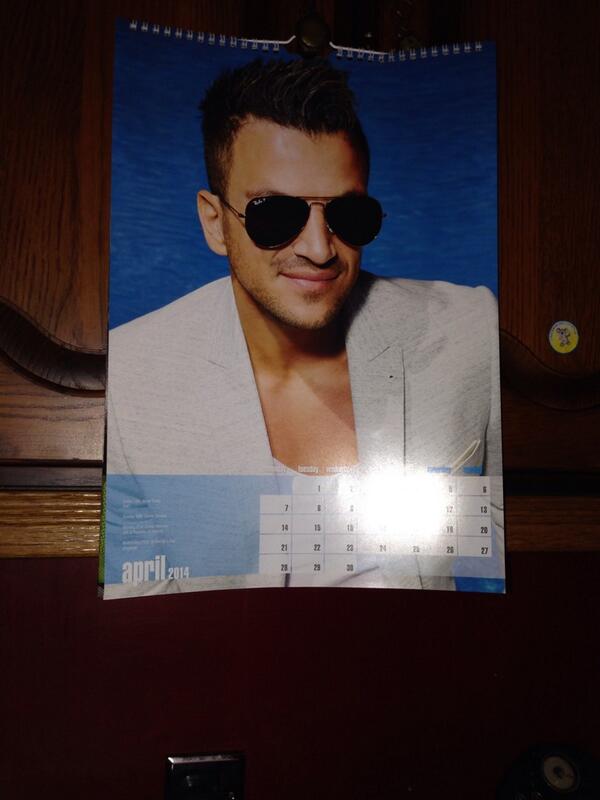 Oh hey gorgeous!! Love walking into kitchen t see this, can't wait to see u again in October!! :) <a href="/MrPeterAndre/">Peter Andre</a>