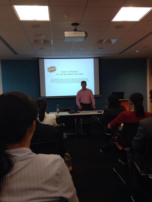 BA meetup about to kick off. Lean in practice #BAM