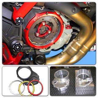 Ducabike clear clutch cover for Diavel/SF/SBK/Monster/MTS/Hypermotard made in Italy.