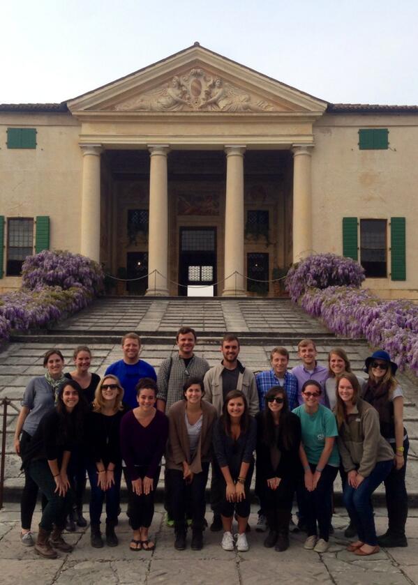 nwault's tweet image. Yesterday’s visit to Villa Emo #palladio @tigersingenoa #clemsonarchitecture #clemson