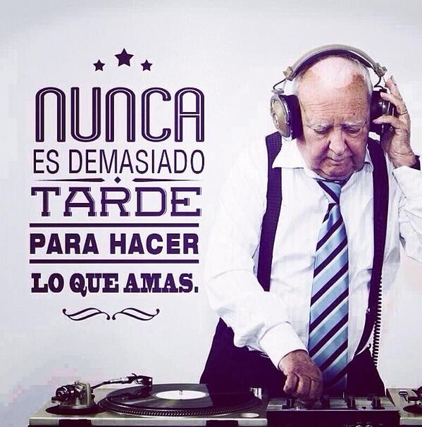 Curiosidades_TM's tweet photo. Nunca es demasiado tarde para... 
http://t.co/aKdhMidkXz