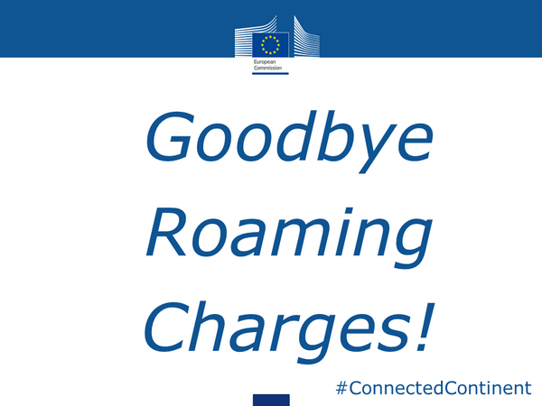 EU_Commission's tweet photo. Goodbye #roaming charges by Christmas 2015!  http://t.co/be73TXBYaC @NeelieKroesEU #connectedcontinent http://t.co/UroFzVzTPR