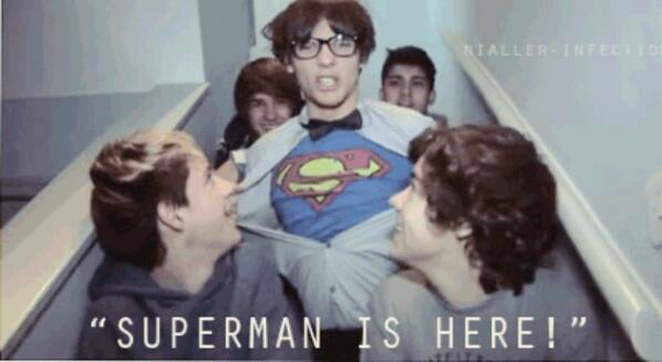 LuxCrowng's tweet photo. "One Direction's memories"

SUPERMAN IS HERE!!!! http://t.co/asxfubsMCm
