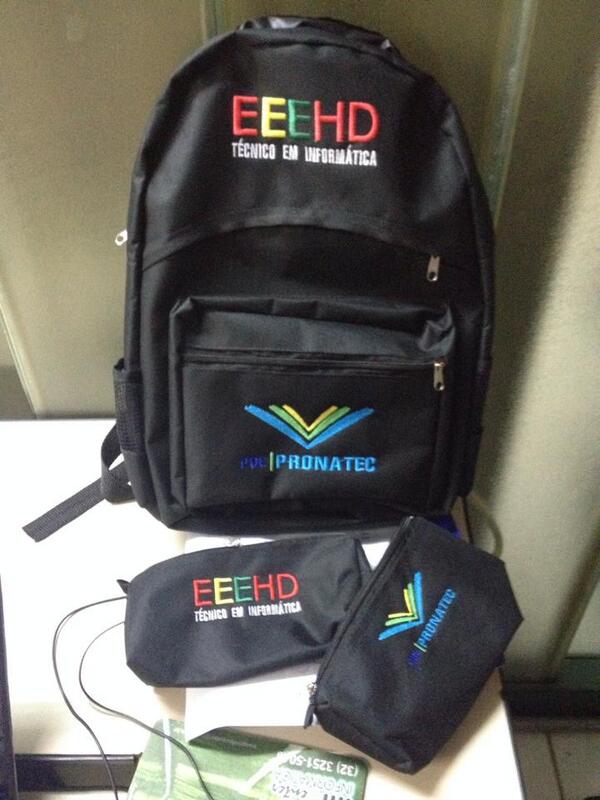 Pronatec_SD's tweet image. Mochila para os alunos do Pronatec