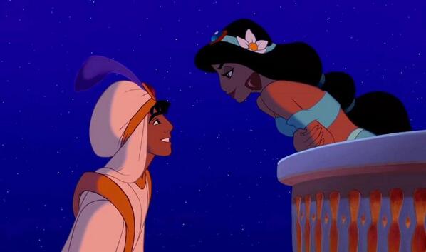 “Good night, my handsome prince.” Jasmine, #Aladdin