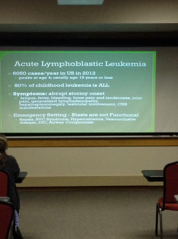 JoeLex5's tweet image. #emconf @TempleEM #casecon Final dx - acute lymphoblastic leukemia.  Bummer.