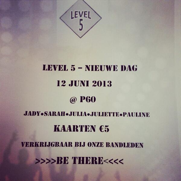 _level_5's tweet photo. BE THERE!! http://t.co/Rkgn8LbHPa