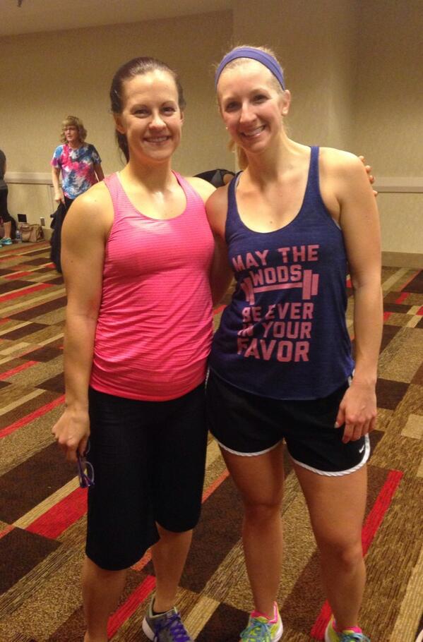 Started at 6:45 this morning with Zenergy class and ran into a former classmate from U of West FL. #ACSMSummit
