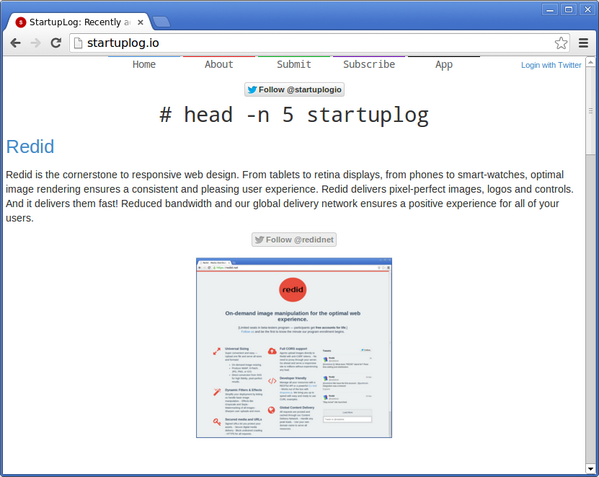 redidnet's tweet photo. @redidnet featured in @startuplogio -- http://t.co/vydRayYJAR http://t.co/7JVxWvtMVo
