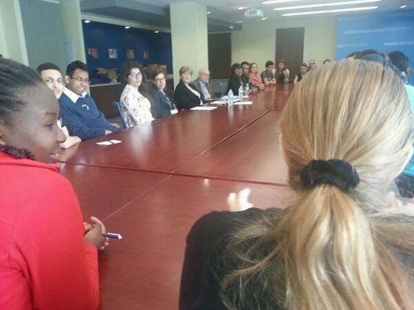 ToomeyTom's tweet photo. @WYLTE_DC participants meet @ECAatState Mary Deane Connors @AC_Global http://t.co/MFKXV1JhKq