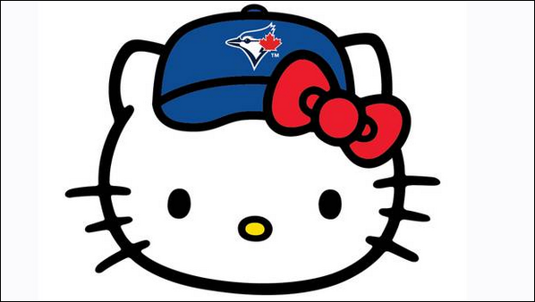 Tiffany Leigh on X: Hello Kitty! Hello Blue Jays!  # baseball #brands #toronto cc: @hellokitty @BlueJays @neeeda   / X
