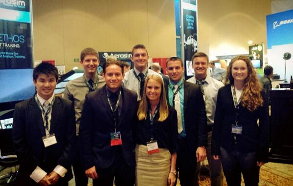 WMUCoA's tweet photo. #WMU #Aviation students attending the World Aviation Training Conference and Tradeshow. #wats2014 http://t.co/E7ym25RhKl