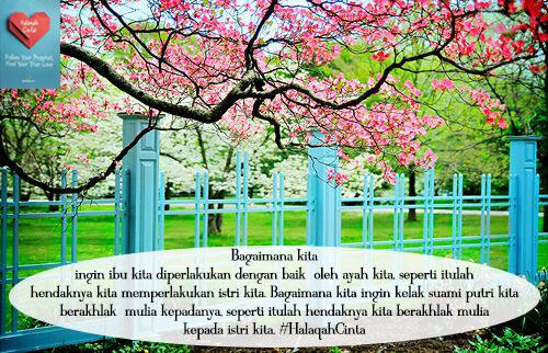 Lelaki mulia berusaha bersikap kepada istri dengan sebaiknya :) l Buku #HalaqahCinta