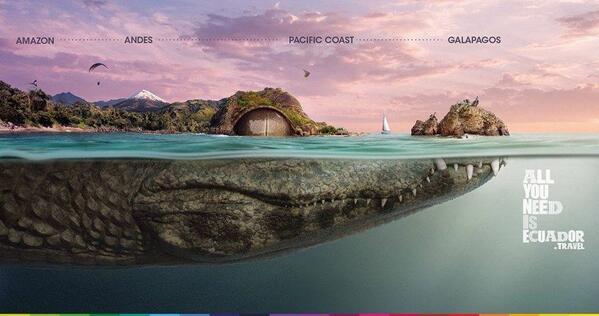 MariaECamargo's tweet photo. Debo decir que estoy fascinada con la iniciativa de #AllYouNeedisEcuador qué espectáculo de imágenes, bien x mi país! http://t.co/7zJrQs2WsU