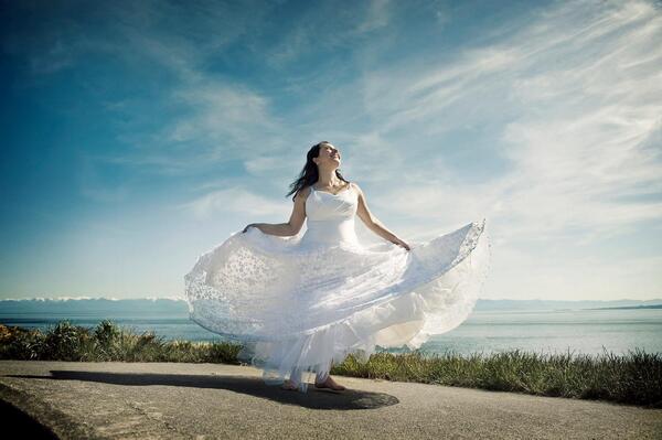 MaureenPBridal's tweet photo. Twirling Bride in a MP custom gown! SO lovely!  #weddingdresses #twirling http://t.co/UK6cpiusQC