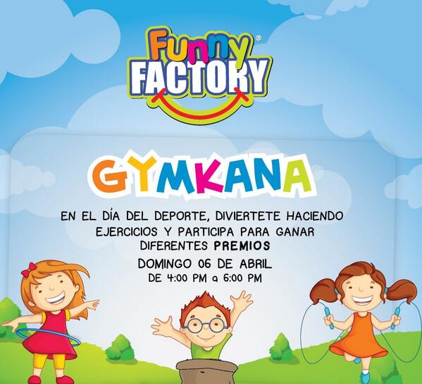 FunnyFactoryRD's tweet photo. Este domingo día del DEPORTE diviértete haciendo ejercicios y gana PREMIOS http://t.co/Nqm7LhgrHf