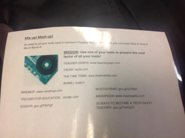 urbie's tweet image. #COMPILE Mix-up! Mash-up! assignment.. #edtech #elearningmanifesto #ShowYourWork