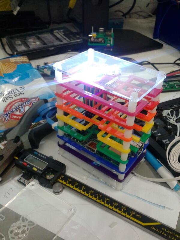 rabid_inventor's tweet image. My #Pibow exploded ;-) @pimoroni