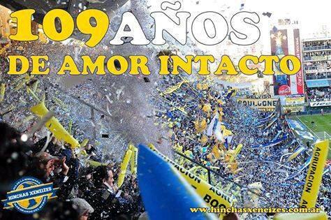 JuliMazzotta's tweet photo. Hoy es el cumple de aquello que le brinda un sentido para vivir a medio pais. FELIZ 109 AÑOS BOCA!! Mas q orgullosa! http://t.co/iRNvk1xtGz