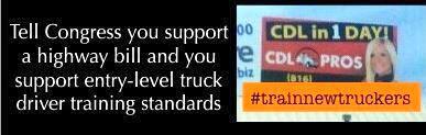 Tell Congress to #TrainNewTruckers. This link makes it easy:bit.ly/trainnewtrucke… * #OOIDA #HighwayBill *