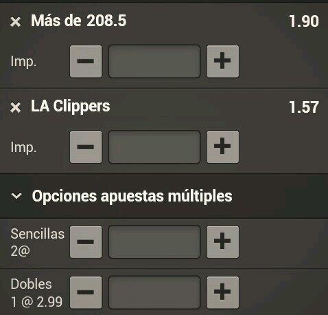 Betsrlobo's tweet image. Noche de solo dos partidos en la NBA. Dejo esta combi
Stake 2 
*Over SAS@OKC