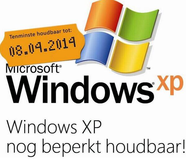 NMComputers's tweet image. De tijd begint nu echt te dringen! Gebruikt u nog Windows XP? Vraag naar de oplossingen!