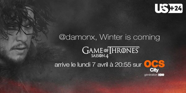 cineplus_ocs's tweet photo. @damonx, alors cette #AVPGOT ? Découvrez la suite de #GameOfThrones saison 4 chaque lundi sur OCS ! http://t.co/JUGvDhRvJF