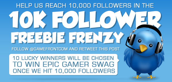 GameFrontCom's tweet photo. Our Twitter is ~100 followers from 10,000. We're going to give away things when we get there. http://t.co/T4Qo7mxRYw http://t.co/1KfL8GQvje