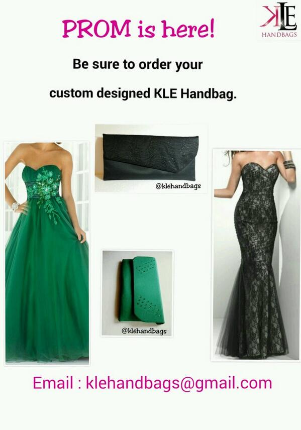 KLEHandbags's tweet photo. Order your custom designed KLE Handbag, just in time for prom. http://t.co/GREznOl6wO