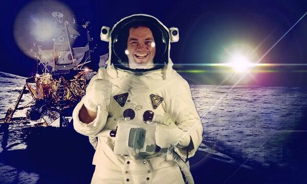 I survived in space even after my spacesuit ruptured due to my awesome "thumbs up" #spaceselfie