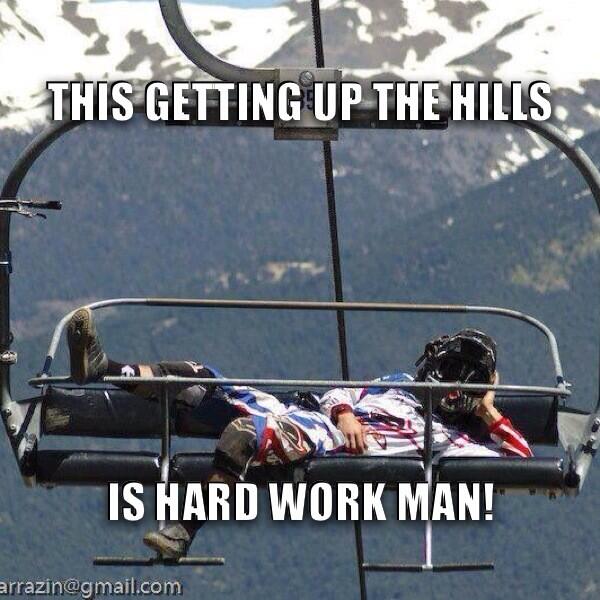 PropularNews's tweet image. Are you a lazy #parkrat? Do you pedal your #mtb uphill or use the #uplift.