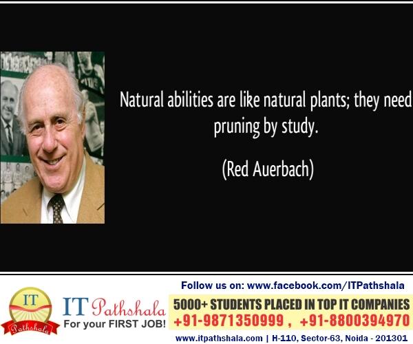 itpathshala's tweet image. Natural abilities can only get Better by Practice and Study.  #ITPathshala
