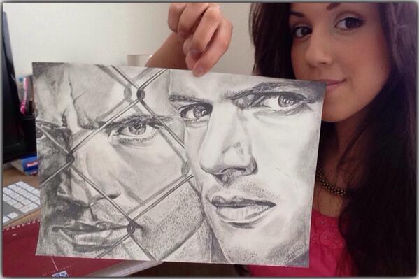 rivendellqueen7's tweet photo. Hey! Do you guys like my drawing of scolfield and Lincoln! @Prisonbreaknews @PrisonBreakview @PBquotess #prisonbreak http://t.co/69NWuvyvm2