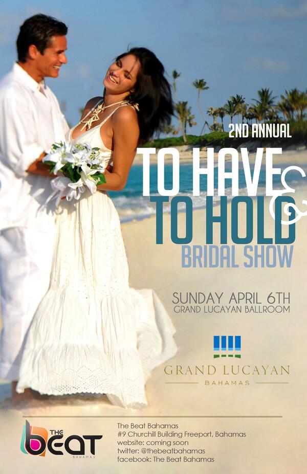 "TO HAVE &amp; TO HOLD" BRIDAL SHOW THIS SUNDAY! <a href="/SupaMarioEnt/">Supa Mario Int</a> <a href="/RIDDIMONYACASE/">Michael 'PredaKing' | GameHeads</a> <a href="/laposmom/">davina rutherford</a> <a href="/GoGlobalMag/">Go Global Magazine</a> <a href="/LyndahWells/">lyndahwells</a>