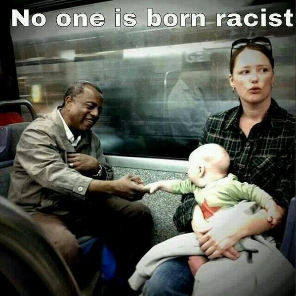 Image result for no one is born racist