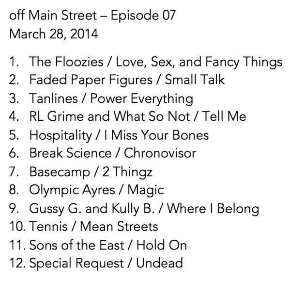 OMS_KWUR's tweet photo. here's the playlist from last Friday's show. check us out tomorrow at 4/3c! stream the show at http://t.co/SuJDzLHPpx http://t.co/GOL0unsVcJ