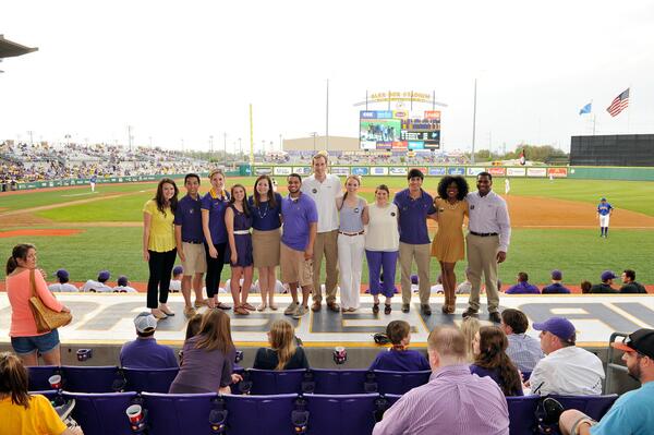 Great night honoring 2014 Tiger Twelve Students. Very inspiring models of LSU #c2c2014,#C2C