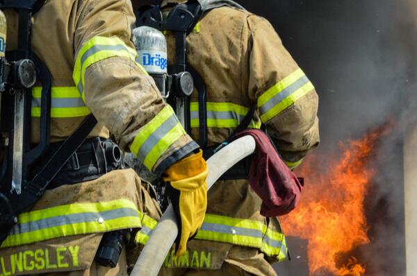 SaintAlsHealth's tweet photo. A shot from the @NampaFD training yesterday.  A shout out to first responders from @SaintAlsHealth! http://t.co/nZjfgV3O3k