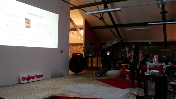 TheOthersHQ's tweet photo. There's our Hoai Linh Ha presenting at #ixda14 redux http://t.co/MmJcN4RY2X