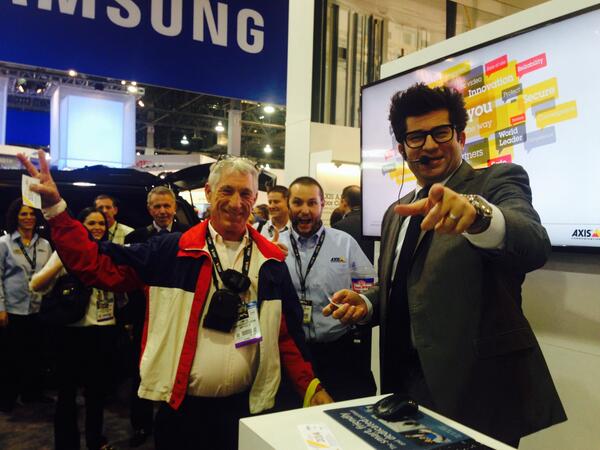 Axis_NA's tweet image. Feeling like a winner? Come by #14059 for a raffle ticket and you could win today&apos;s prize: a Bose speaker #ISCW14