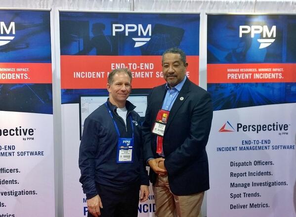 Microsoft_GS's tweet image. Our partner @PPM_2000&apos;s co-CEO @bmcilravey &amp;amp; Microsoft CSO @MikeHowardMSGS at their booth, #34078, at #ISCW14