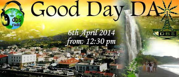 dbs_radio's tweet photo. GOOD DAY DA   THIS SUNDAY  FROM 12:30pm http://t.co/q8XrMUVO4N