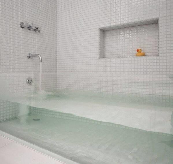 Clear Tub - really cool - kdpaintingct.com